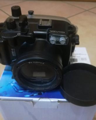 Custodia subacquea fotocamera CanonG7X Mark II