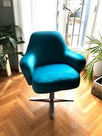 Poltroncina Vintage Anni '70 Formanova rifoderata