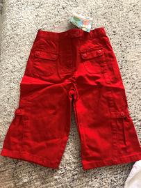 Bermuda rossi bambina