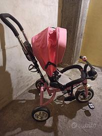 Triciclo bambina con cappottina