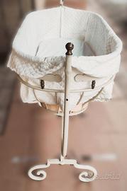 culla vintage in ferro battuto