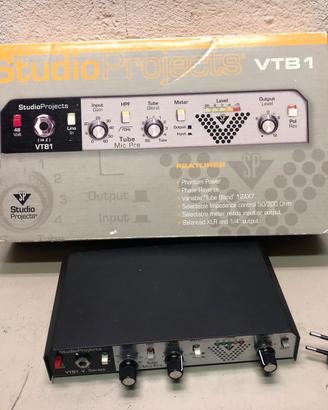 Preamplificatore valvolare microfonico
