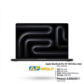 Apple MacBook Pro 16" M5 Max MGEE4T/A