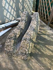 Portabici in ghiaino lavato