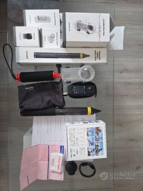 action cam INSTA360 X4 con accessori in garanzia