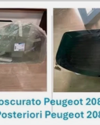 Peugeot 208 del 2014 Lunotto oscurato apribile