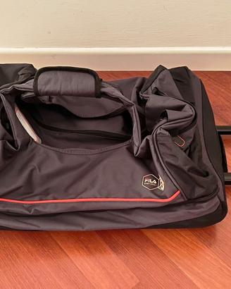 Borsone-trolley marca Fila, zaino-trolley &borsone