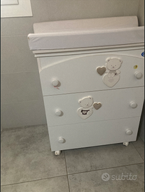 Fasciatoio con bagnetto PALI.