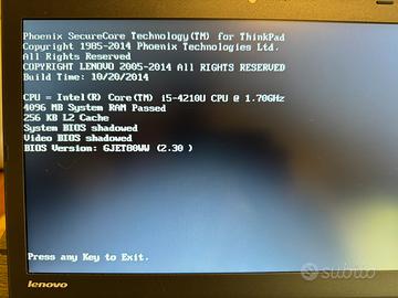 Computer portatile notebook Lenovo Thinkpad T440