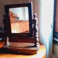 specchio antico da appoggio