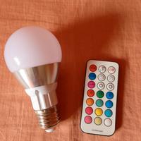 Lampadina Multicolore con Telecomando 