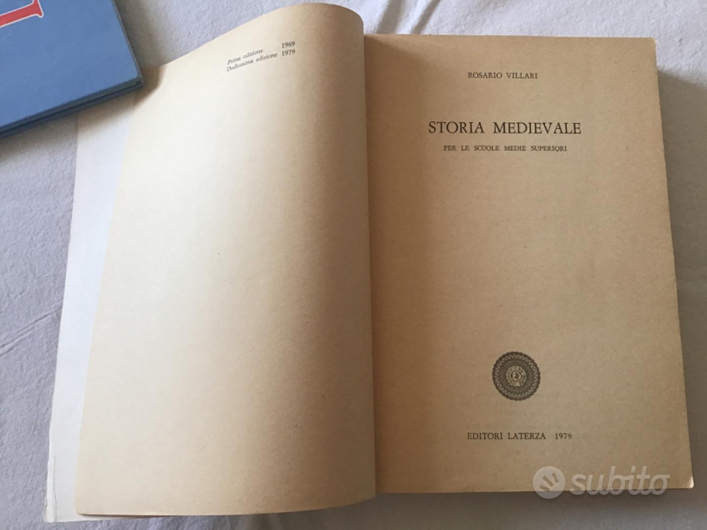 Storia Medievale Rosario Villari Laterza 1979 - Libri e Riviste In vendita  a Parma