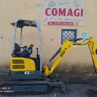 Miniescavatore wacker neuson ez17 carro variabile