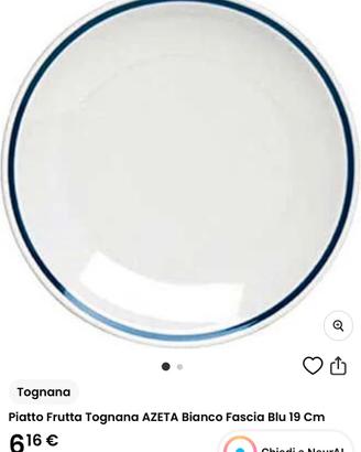 Piatto frutta 19 cm Tognana