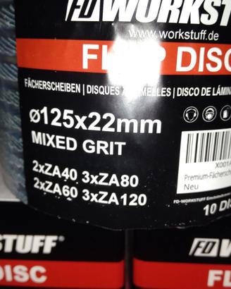90 dischi lamellari gr. mista FD-Workstuff FD53505