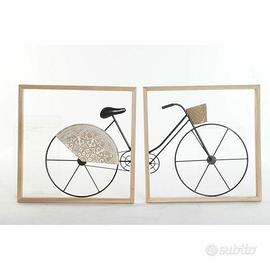 Decorazione da Parete DKD Home Decor Nero Biciclet