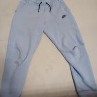 pantaloni tech nike azzurro