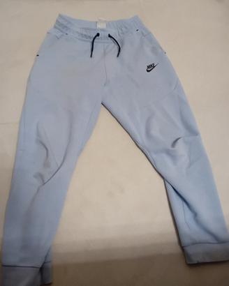 pantaloni tech nike azzurro