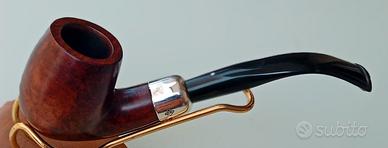 PIPA DUNHILL BRUYERE SHAPE 401/4A, ARGENTO MASSICC