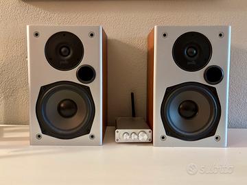 Casse Polk con Mini amplificatore Fosi Bluetooth