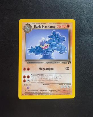Carta Pokémon Dark Machamp rara 27/82 ita