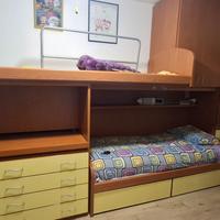 Camera completa per ragazzi 2 posti letto