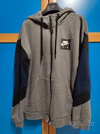 Felpa MNSW Nike Air Hoodie grigia