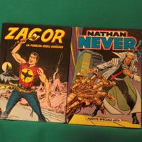 ZAGOR e NATHAN NEVER / n.2 albi in miniatura