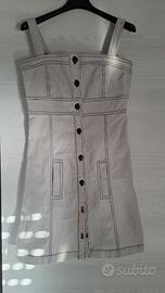 vestitino corto bianco con bretelle Phard