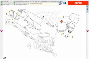 Starter automatico Aprilia Scarabeo 125 AP8106665