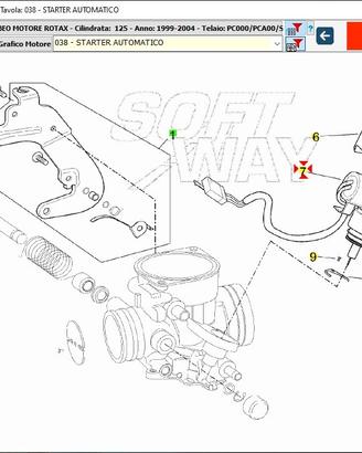 Starter automatico Aprilia Scarabeo 125 AP8106665