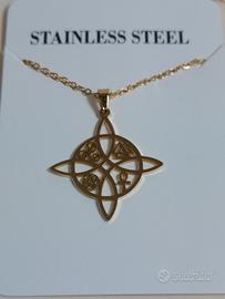 Collana Amuleto Nodo delle Streghe Portafortuna 
