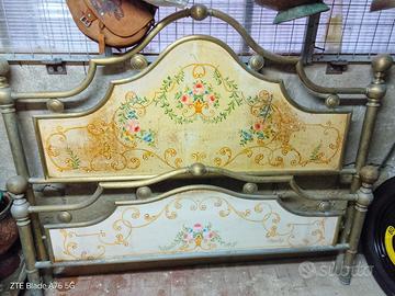 letto in ottone 
