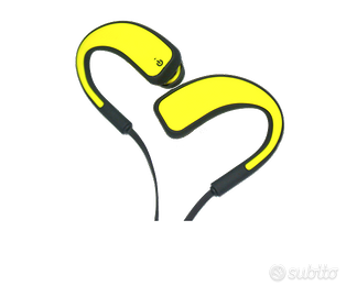 Auricolari sport Bluetooth v4.1 giallo yellow