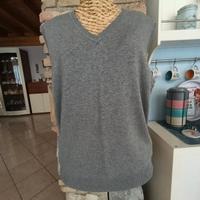 Pullover senza maniche 