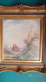 Quadro -FRITZ GEYER - Olio su Faesite -