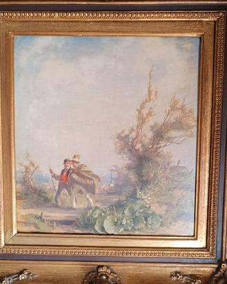 Quadro -FRITZ GEYER - Olio su Faesite -