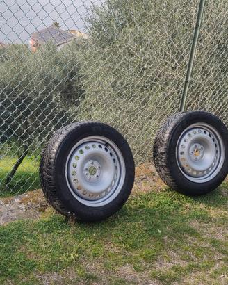 205/55 R16 invernali con cerchi in ferro