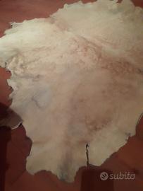 tappeto in pelle di vitello 