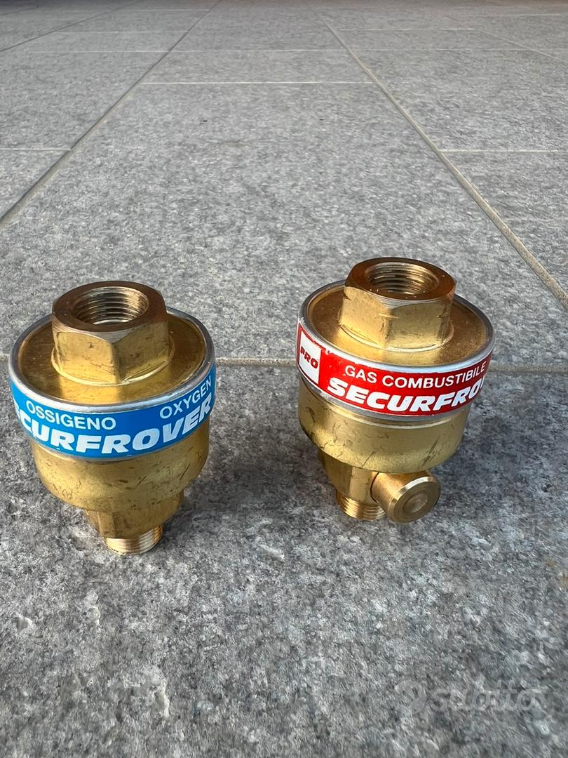 Connettori Rapidi Per Ossigeno/Acetilene Gys - Set Di 2 Con Olive Per Tubi 6,3,10 Mm - Foto 3