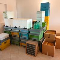 Arnie, smielatore, materiale apistico vario