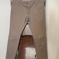 Pantaloni uomo Peuterey taglia 48 beige a righe
