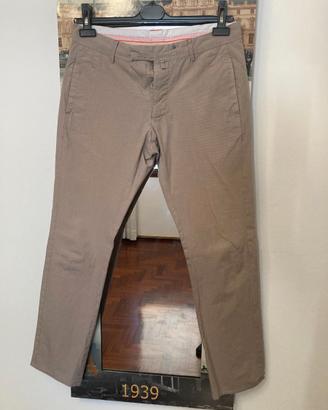 Pantaloni uomo Peuterey taglia 48 beige a righe