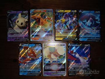 Lotto di 7 Carte Pokemon Ita Rare V V Astro Holo