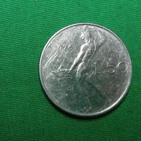 50 lire 1976 rarissima errore conio 