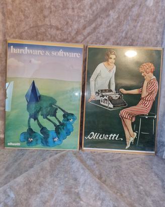 poster originali Olivetti Hardware & Software ecc