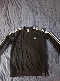 Felpa nera adidas