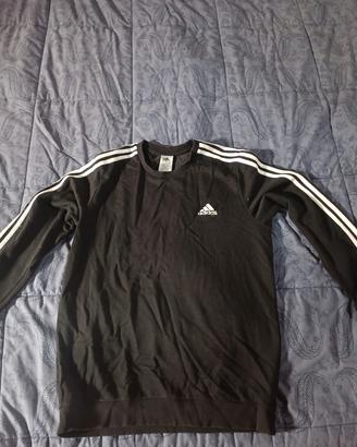 Felpa nera adidas