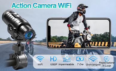 Action Cam Moto Bici WiFi Stabilizzazione Giroscop