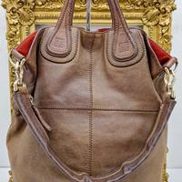 GIVENCHY NIGHTINGALE BORSA a spalla pelle nocciola